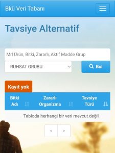 Bitki Koruma Ürünleri Veri Tabanı: Etken Madde ve Hızlı Arama 6 Screenshot 20220221 092355