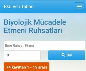 Bitki Koruma Ürünleri Veri Tabanı: Etken Madde ve Hızlı Arama 5 Screenshot 20220221 092554