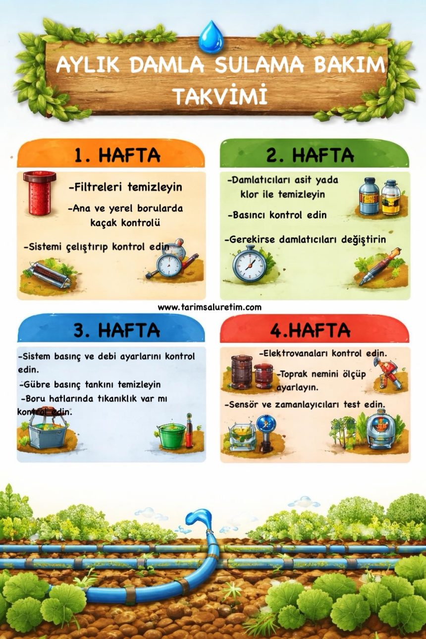 Damla Sulamada Tıkanma: Kesin Nedenler ve Kalıcı Çözümler 1 damla sulamada tıkanma