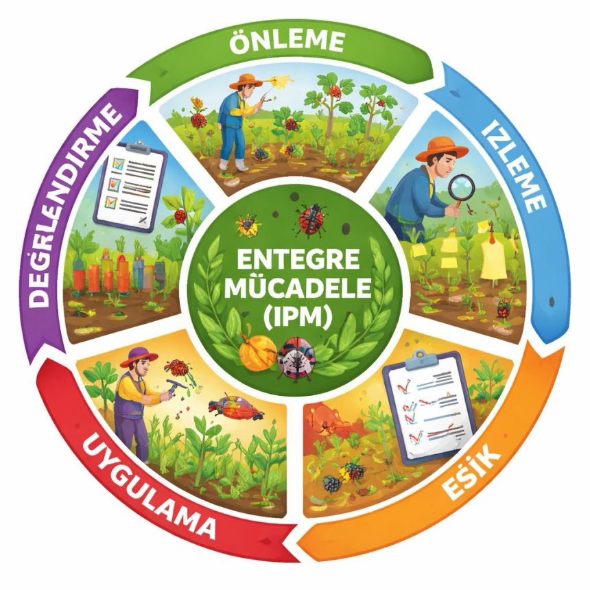 Entegre Mücadele (IPM) Nedir? İlkeleri, Uygulama Adımları ve Örnekler 1 Entegre Mücadele