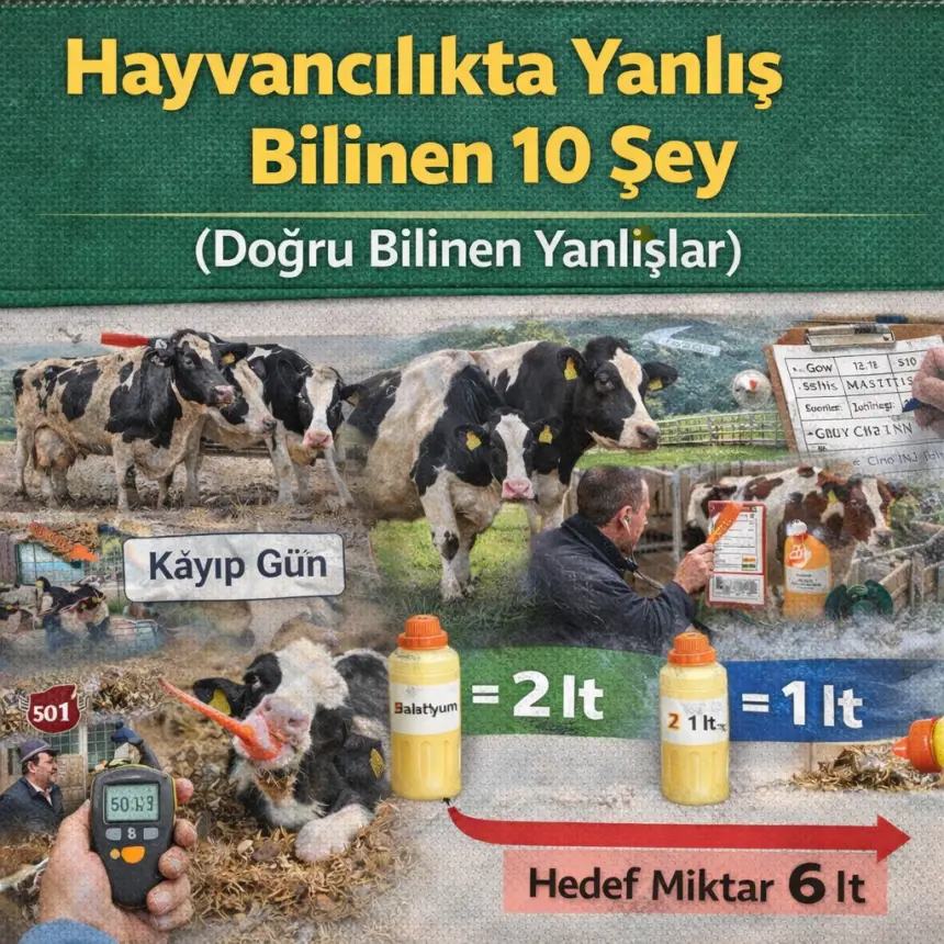 Hayvancılıkta Yanlış Bilinen 10 Şey (Doğru Bilinen Yanlışlar) 1 Hayvancılıkta Yanlış Bilinen 10 Şey (Doğru Bilinen Yanlışlar)