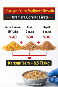 Yem maliyeti ve stok yönetimi 