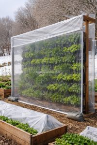Kışa Hazırlık- Dikey Bahçeyi Rüzgârdan Koruma Uygulaması
