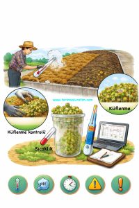 Silaj Kalitesi Nasıl Artırılır? pH, Kuru Madde, Sıkıştırma ve Depolama 2 Silaj kalitesi