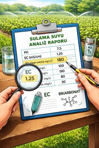 Sulama Suyu Analiz Raporu Üzerinden EC ve Bikarbonat Okuma