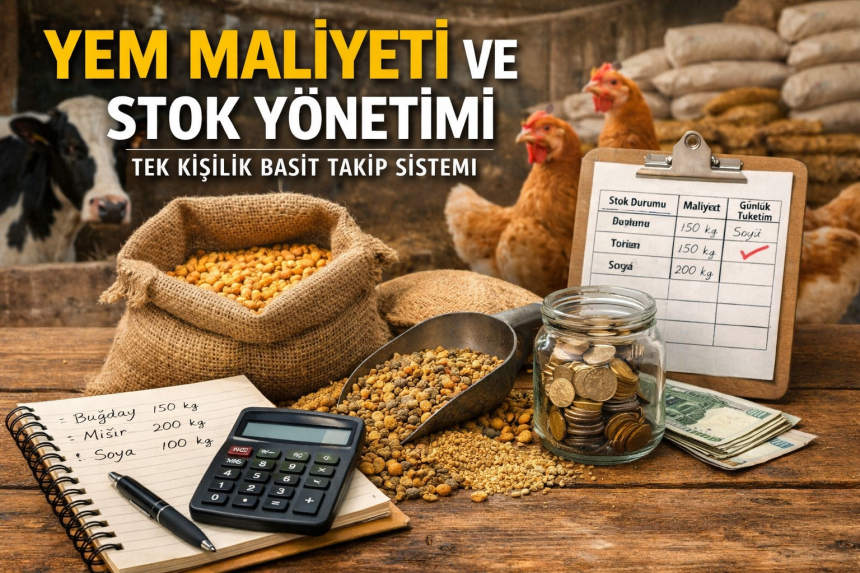 yem maliyeti ve stok yönetimi
