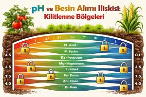 pH ve Besin Alımı İlişkisi- Kilitlenme Bölgeleri