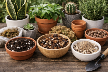 saksıda toprak karışımı