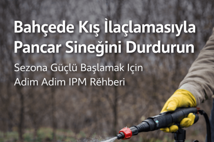 bahçede kış ilaçlaması
