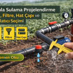 damla sulama projelendirme