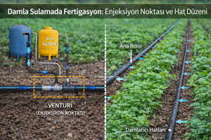damlama sulamada fertigasyon