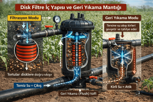 Damla Sulama Projelendirme: Debi, Filtre, Hat Çapı ve Damlatıcı Seçimi 4 Damla sulama projelendirme