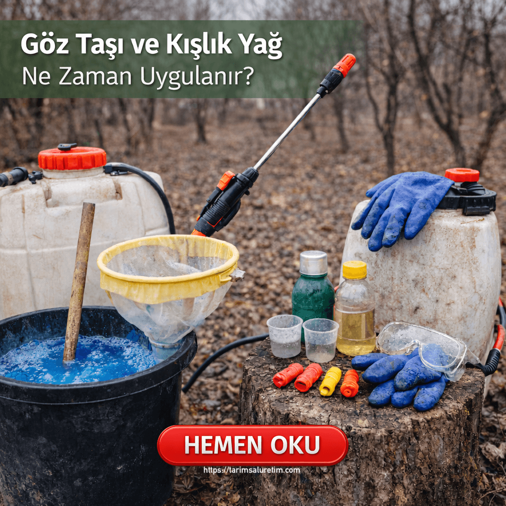 göz taşı ve kışlık yağ uygulaması