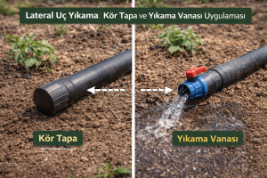 Damla Sulama Projelendirme: Debi, Filtre, Hat Çapı ve Damlatıcı Seçimi 7 Damla sulama projelendirme