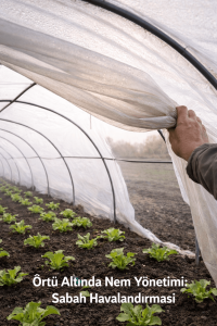 kışlık marul ve ıspanak yetiştiriciliği