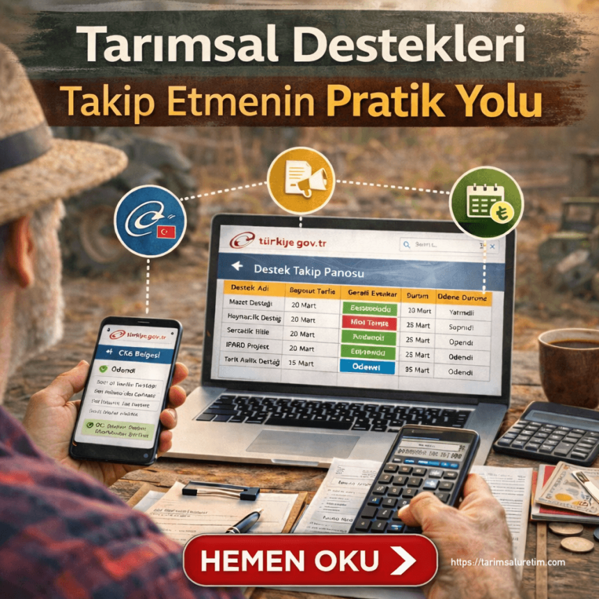Tarımsal Destekleri Takip Etmenin Pratik Yolu