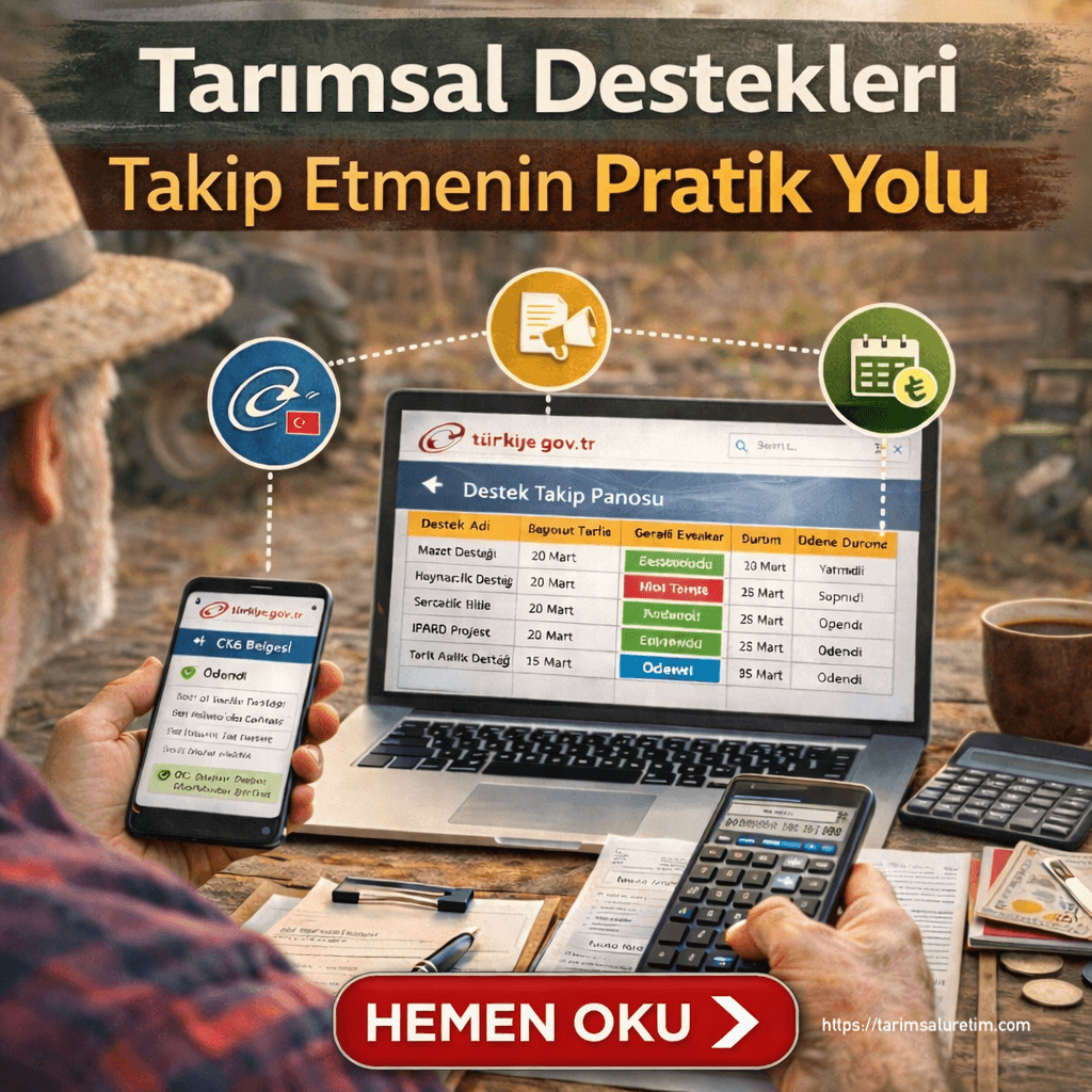 Tarımsal Destekleri Takip Etmenin Pratik Yolu