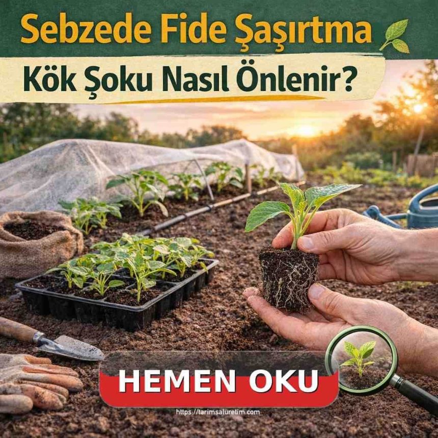 Sebzede Fide Şaşırtma: Kök Şoku Nasıl Önlenir? 1 sebzede fide şaşırtma