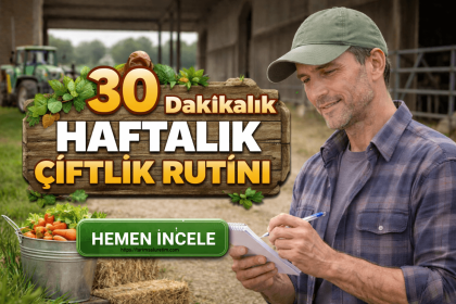 haftalık çiftlik rutini