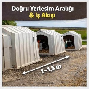 Buzağı Kulübesi Ölçü ve Havalandırma 5 Buzağı kulübesi ölçü ve havalandırma