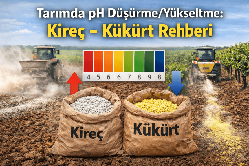 Tarımda pH Düşürme Yükseltme